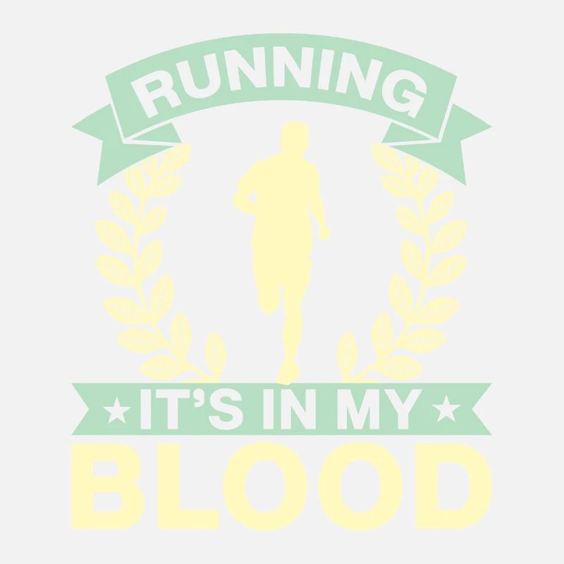 Running It´s In My Blood Marathon Runner Gift
