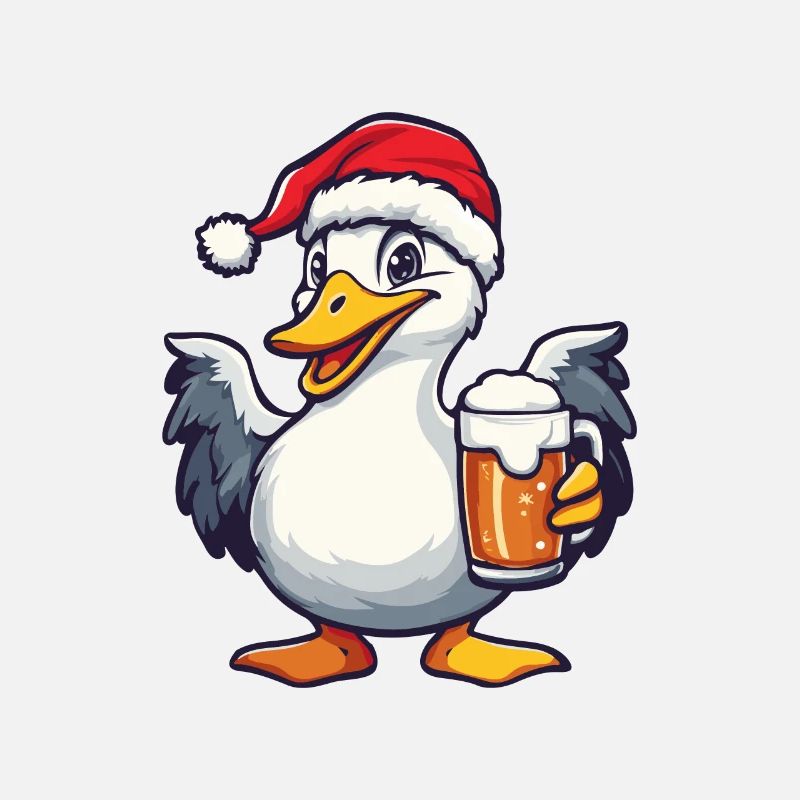 Gans Weihnachten Bier