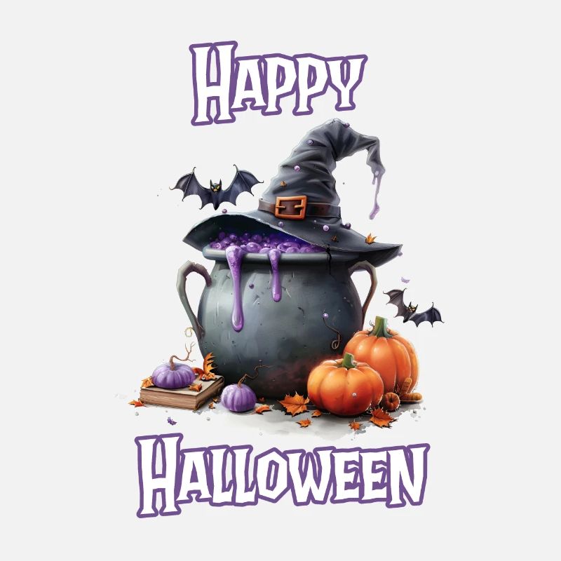 Halloween – Happy Halloween Witch's Kitchen Witch's Cauldron