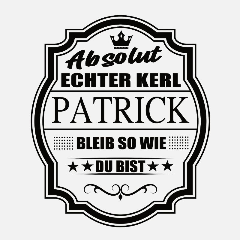 Absolutely real guy Patrick, stay the way you are