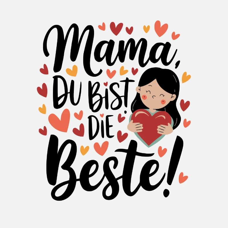 Mama, du bist die Beste Mutter Mutti Geschenk