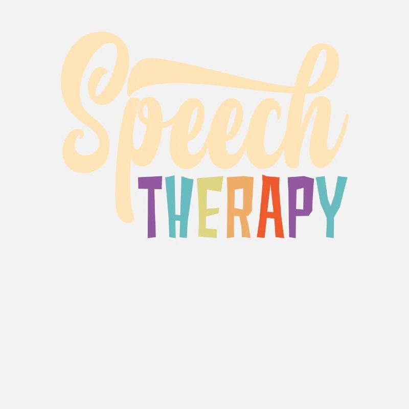 Speech Therapy Colorful Letters