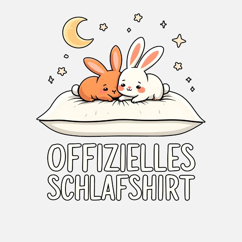 Official Sleeping Shirt Rabbit Pair