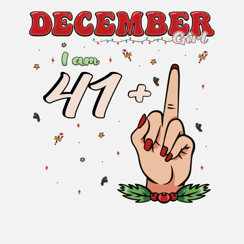 Dezember Mädchen 41 + Mittelfinger | Heftiger 42. Platz
