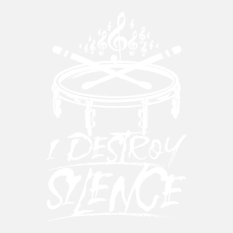 I destroy silence playing Snare drum