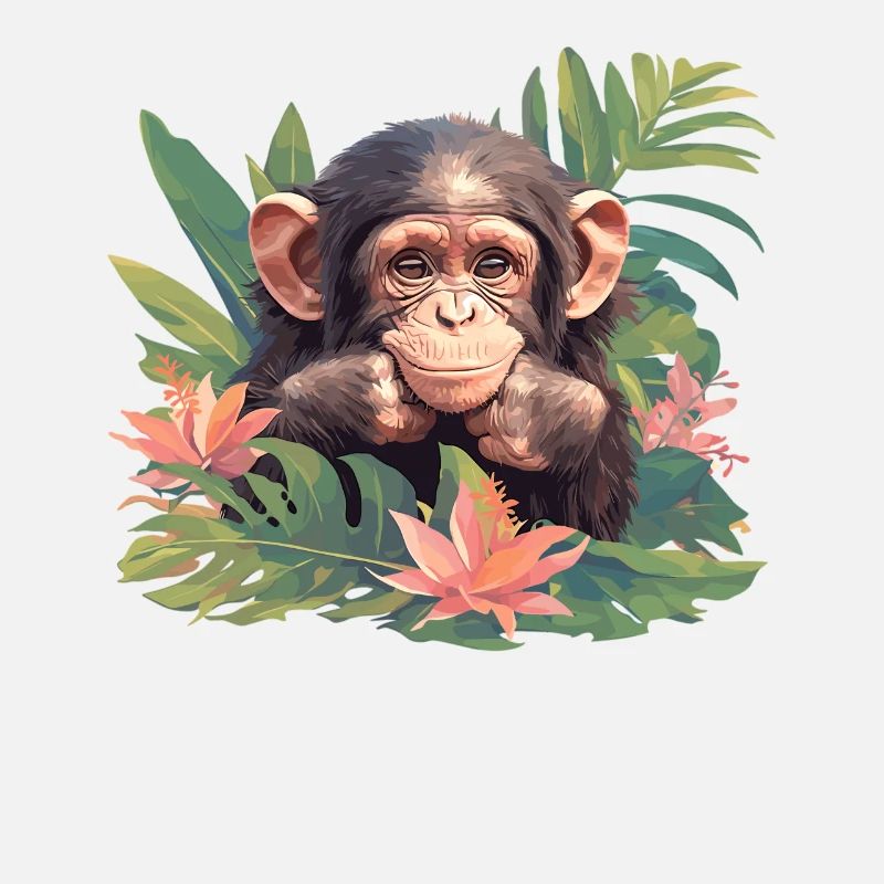 Chimpanzee Schimpansen Schimpanse