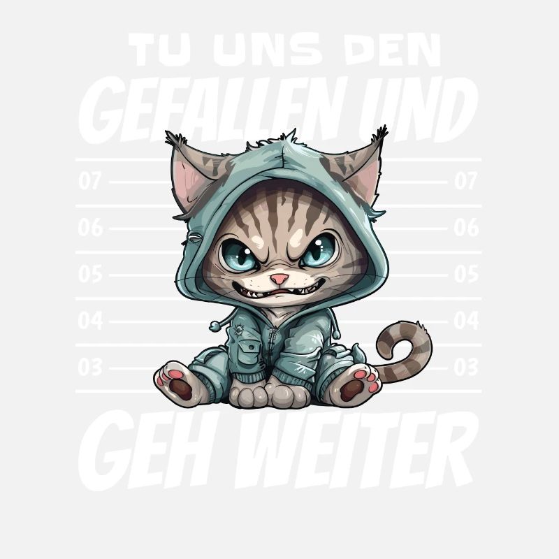Katze Geschenk Ironie Sarkasmus Humor Geburtstag