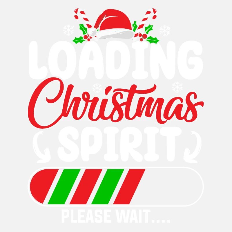 Loading Christmas Spirit Please Wait.... Santa Hol