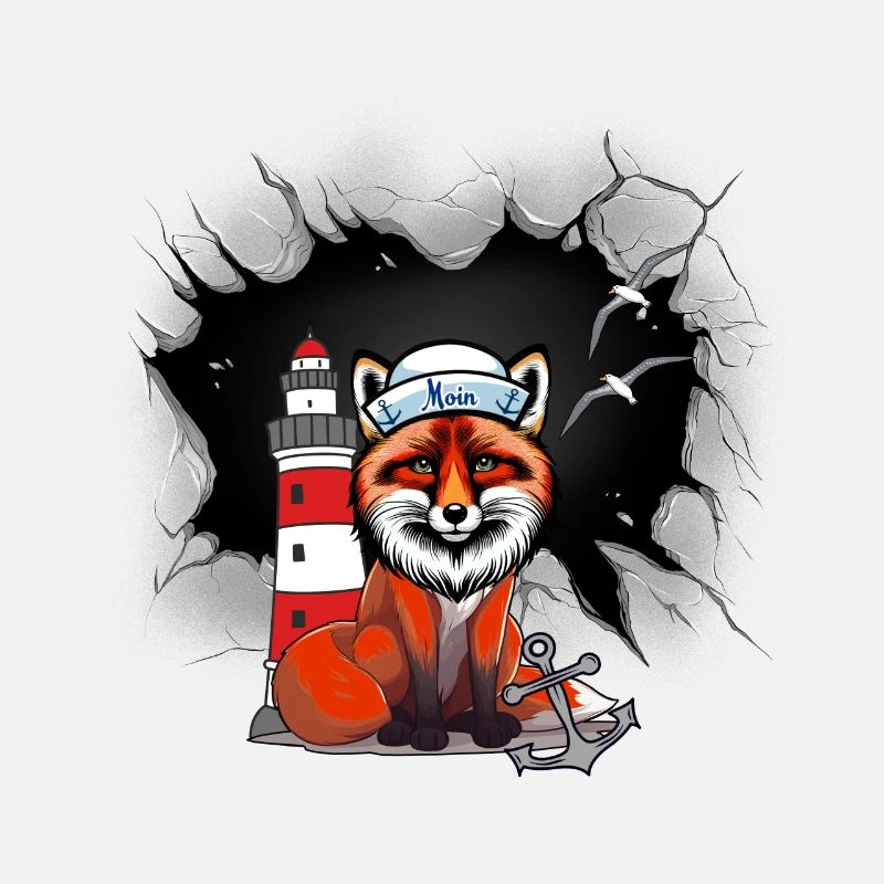 Sailor Fox Maritime Lighthouse Anchor Moin