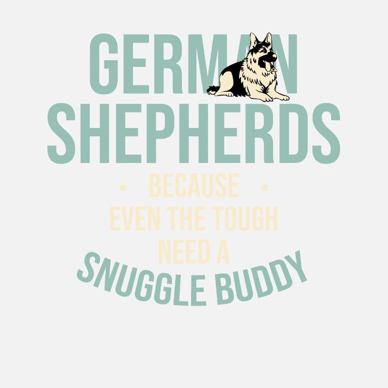 Deutsche Schäferhunde, weil auch die Harten einen Snu brauchen