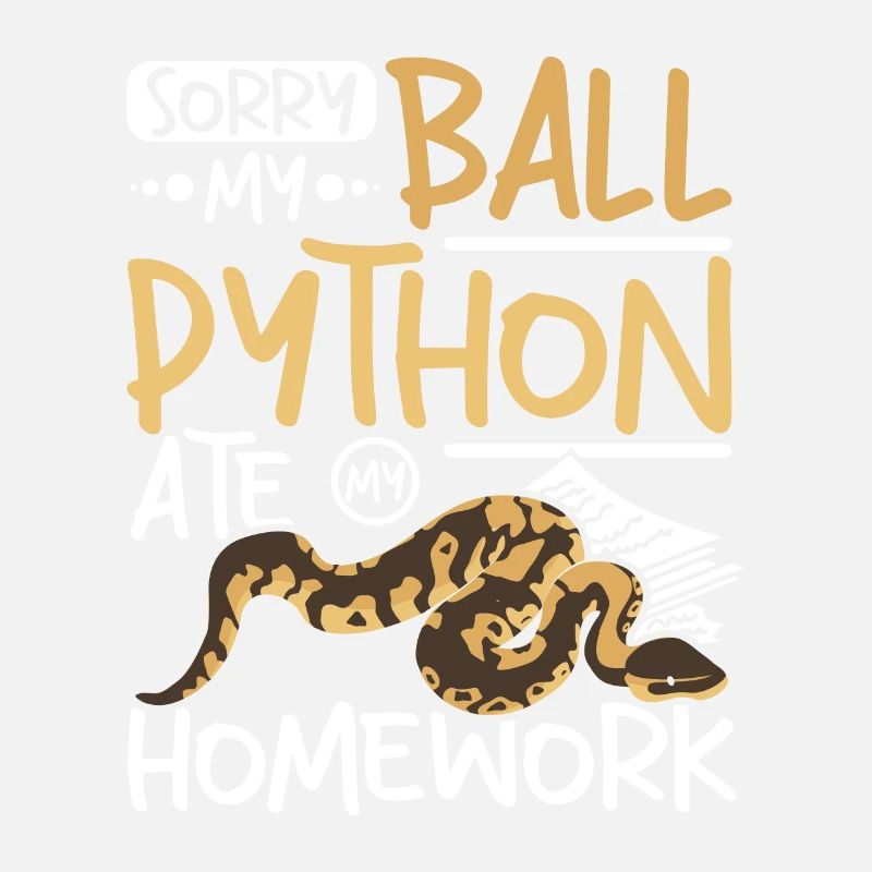 Désolé, mon python royal a mangé mes devoirs
