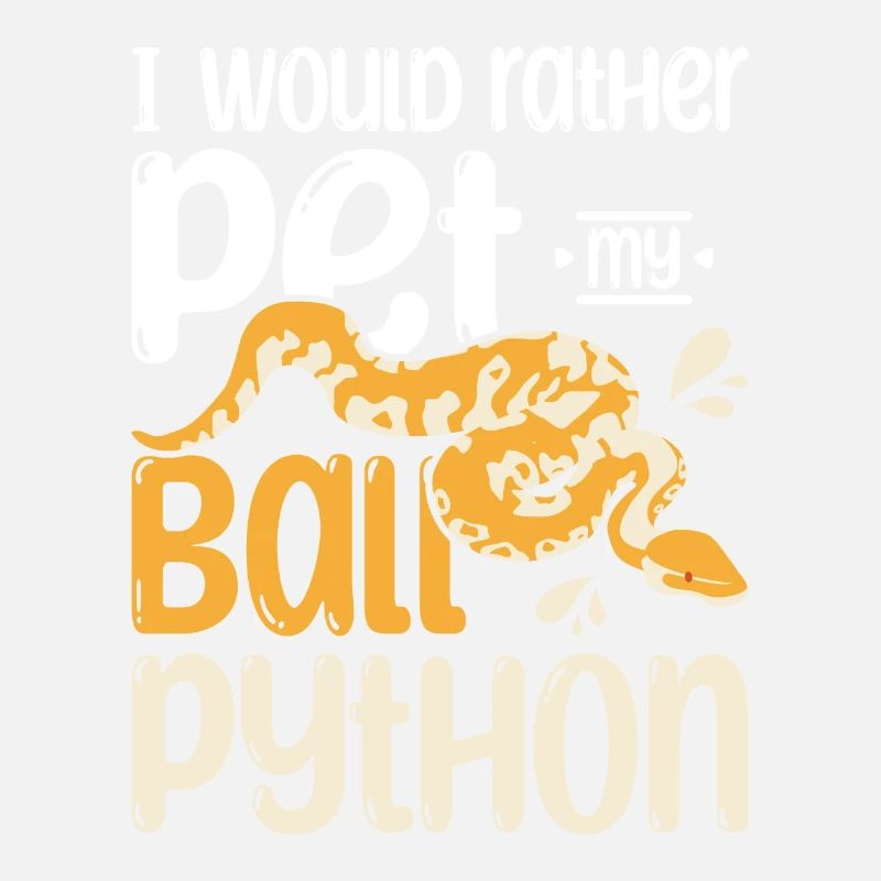 Je préfère caresser mon python royal