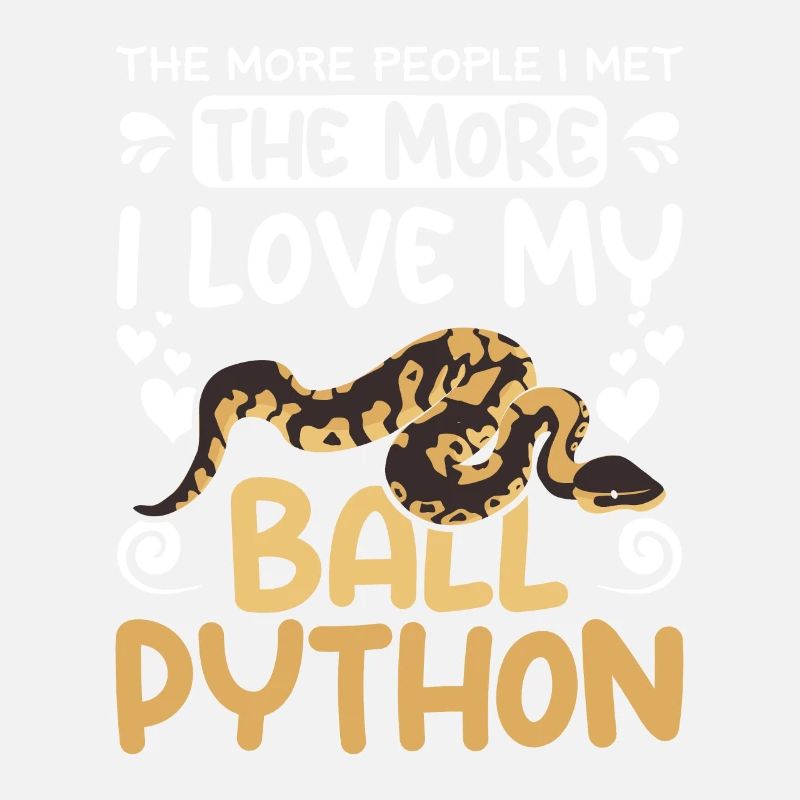 plus je rencontrais de gens, plus j’aime mon python royal