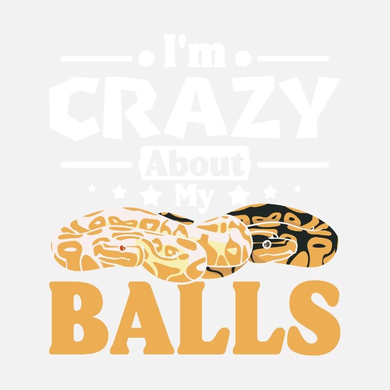 Je suis fou de mes couilles de python royal