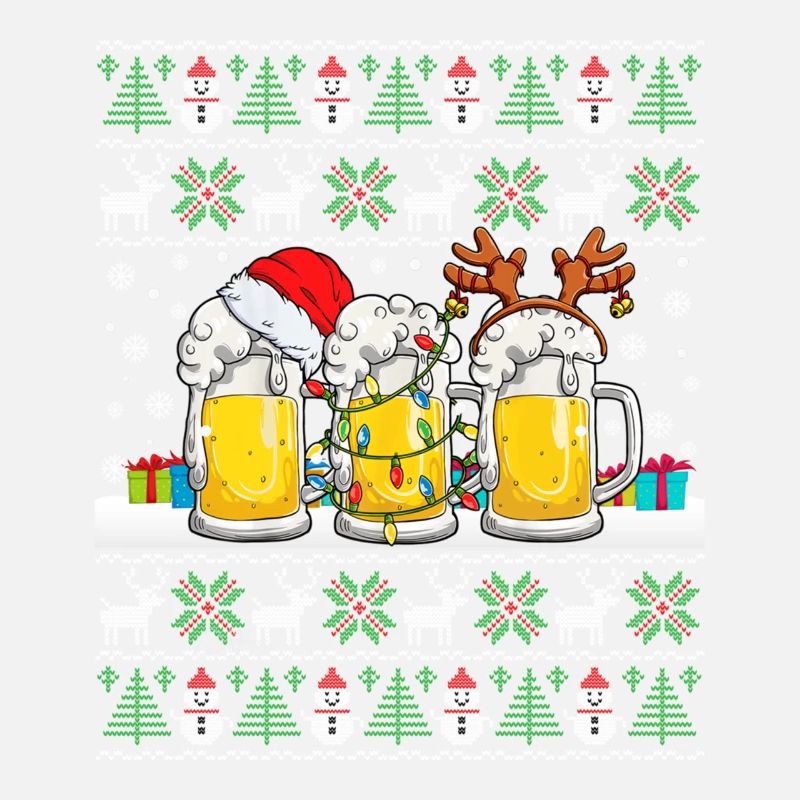 Pull de Noël moche avec Beer Ugly Christmas