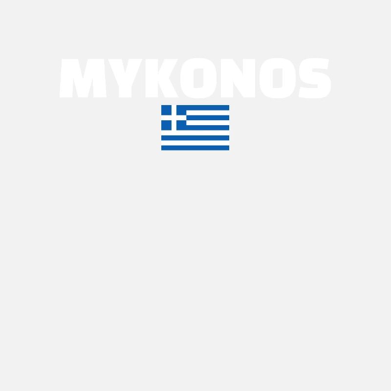 Mykonos Grèce Drapeau grec Grec