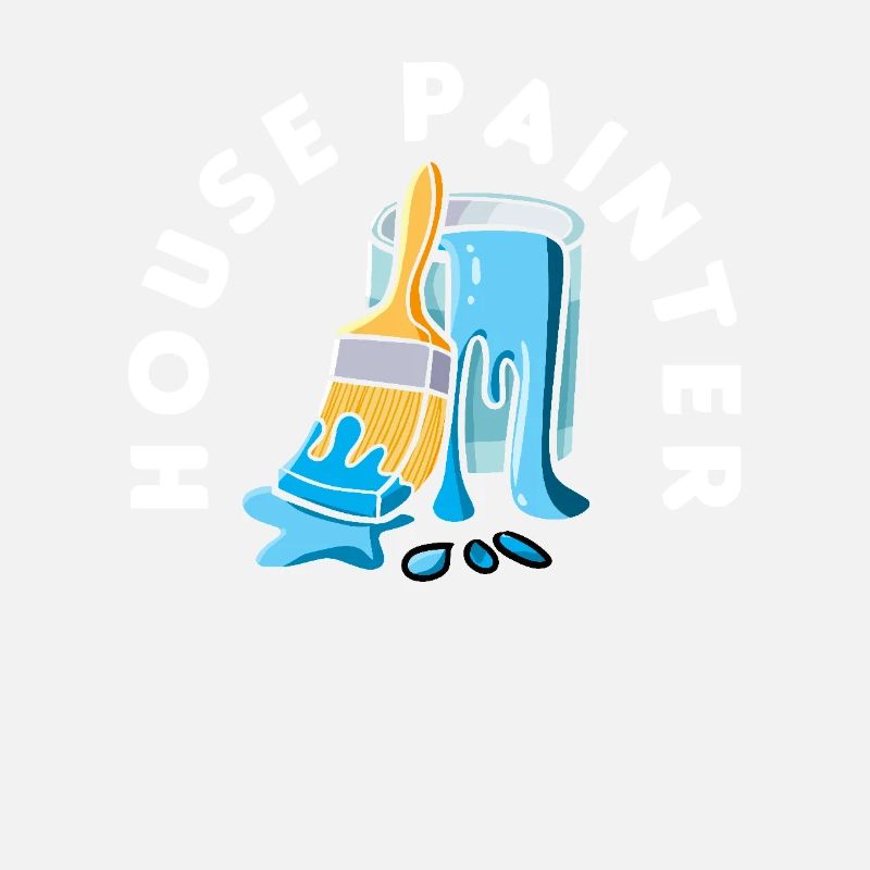House Painter Brush Artwork Color