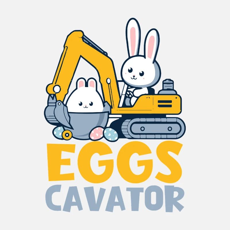 Eier Cavator mit süßen Kaninchen
