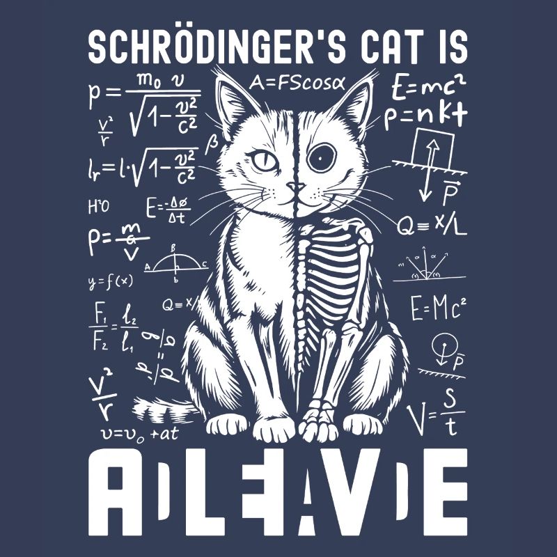 Le chat de Schrödinger mort et vif