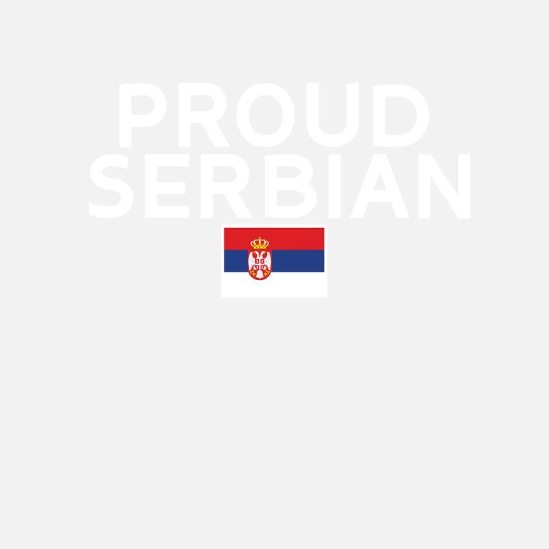 Fier Serbe Serbe Serbe Drapeau Serbe
