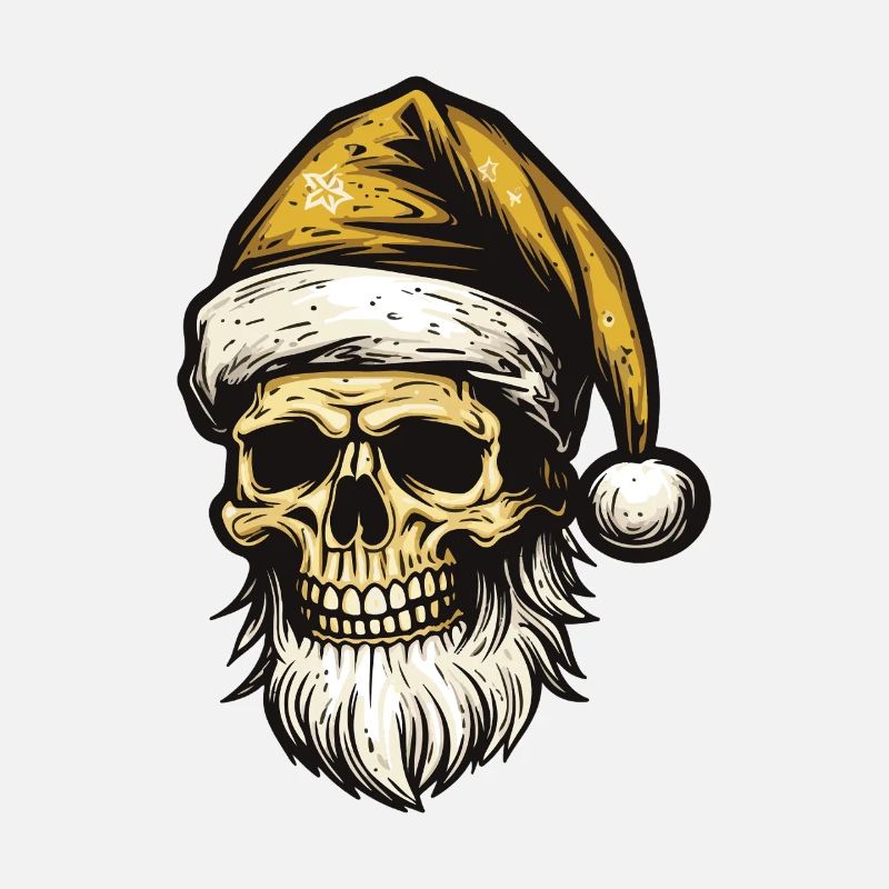 Weihnachtsmann Totenkopf