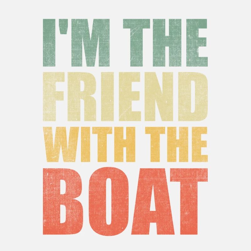 Ich bin der Freund mit dem Boot Paddelboot