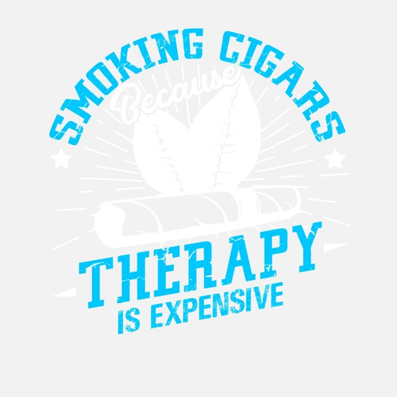 Cigar Smoking Because Therapy Is Expensive