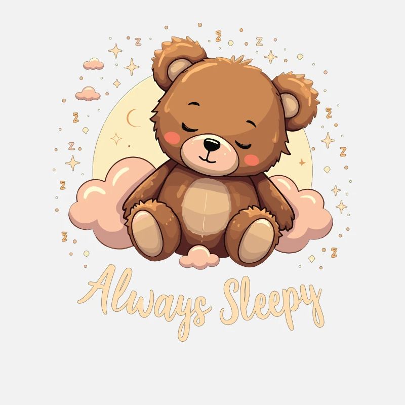 Cute Bear, Bear, Bear, Cute Sleep, Dreamer