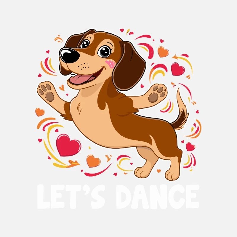 Ein Dackel Dancin Let's Dance Dancing Dancer