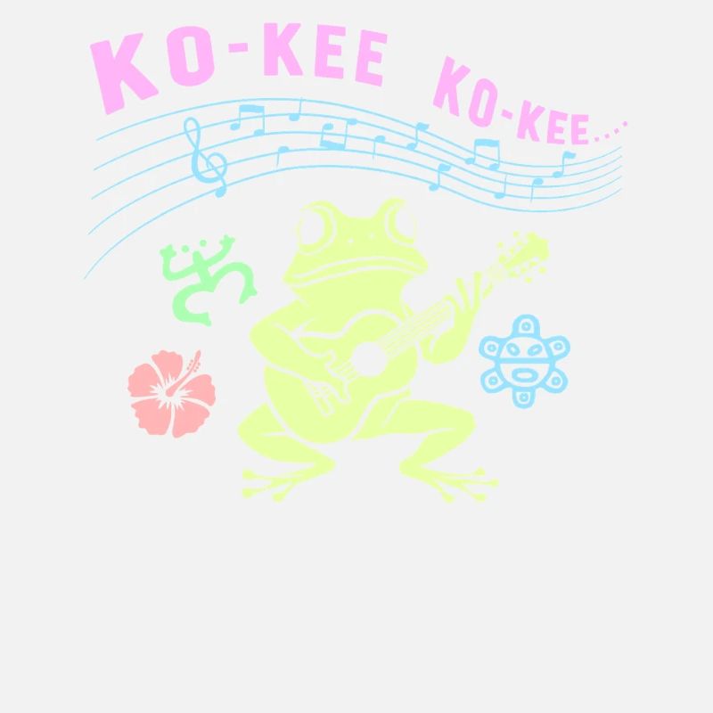 Ko-Kee Frog Playing Guitar Melody