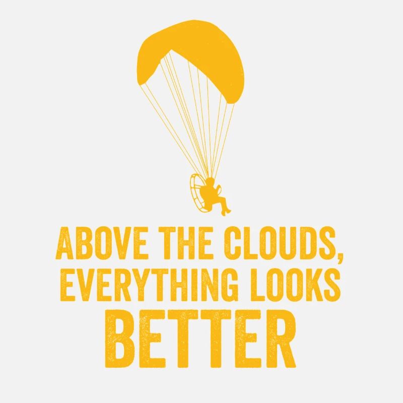 Über den Wolken Paramotor-Enthusiast