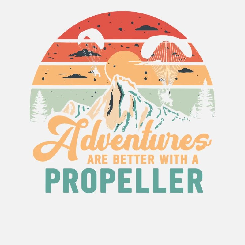 Abenteuer sind besser mit einem Propeller