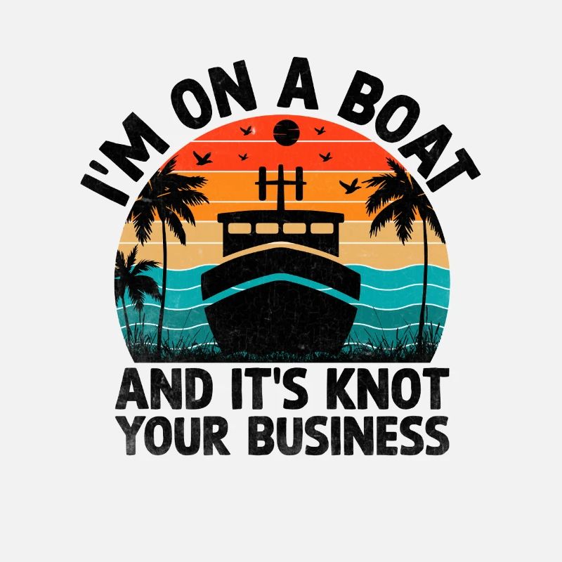 Ich bin auf einem Boot und es ist Knoten Ihr Geschäftspaddel