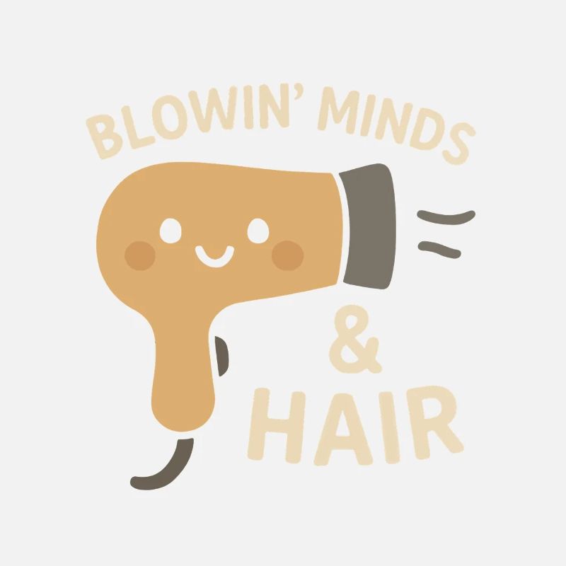 Frisör Spruch Blowin' Minds Haar Friseur Geschenk