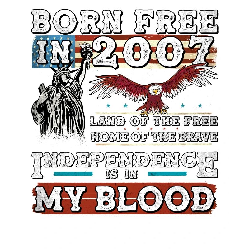 Né libre en 2007 - 18 ans de liberté et de force