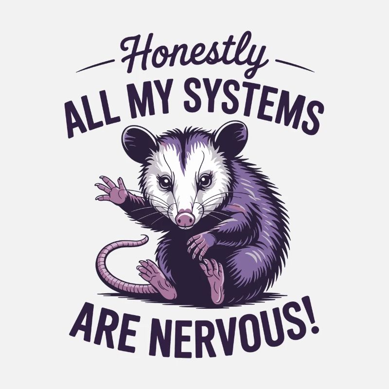 Funny possum design