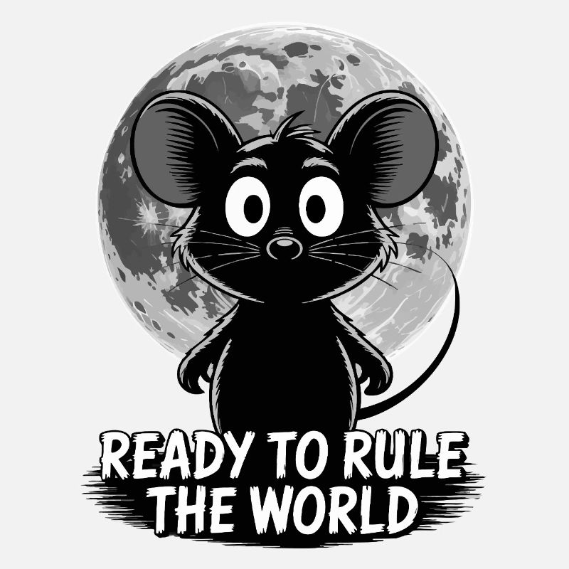 Prêt à conquérir le monde – Souris au clair de lune