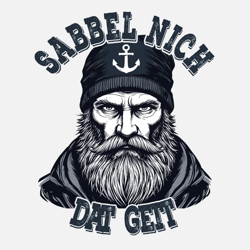 Ostfriesische Nordsee Seemann Sabbel Nich Dat Geit