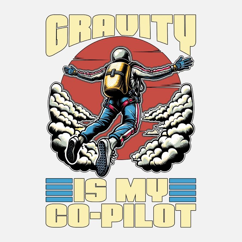 Parachutisme Gravity est mon copilote adore le parachutisme
