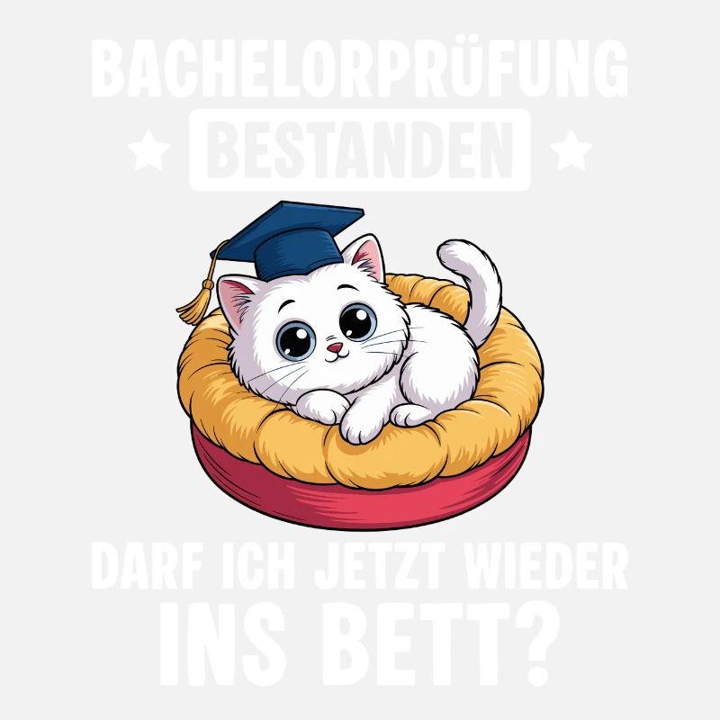 Bachelorprüfung bestanden Katze Bachelor Abschluss