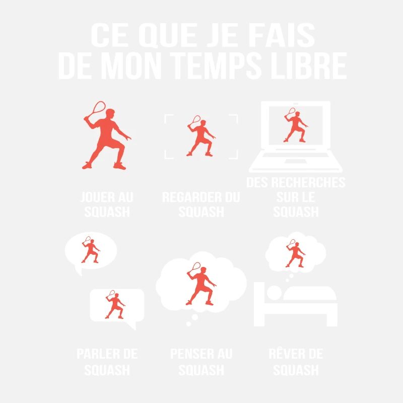 Ce que je fais de mon temps libre – Squash