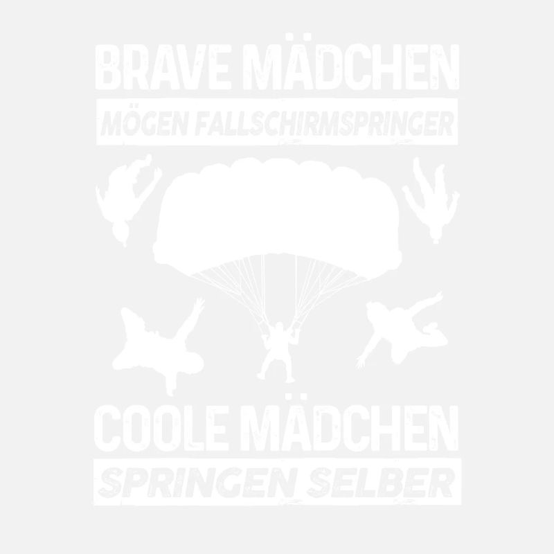 Coole Mädchen springen selber - Geschenk