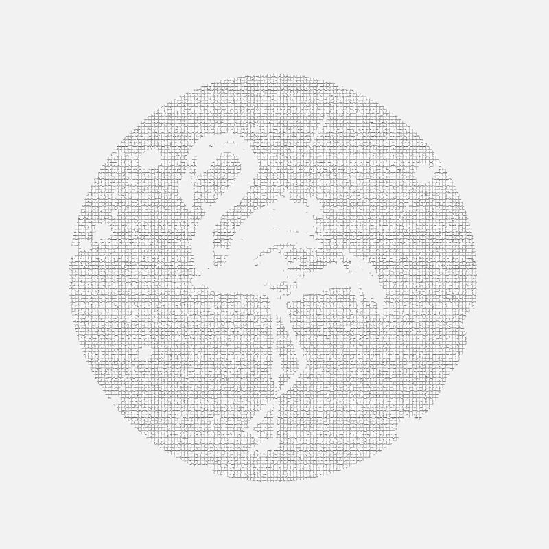 Flamant noir et blanc
