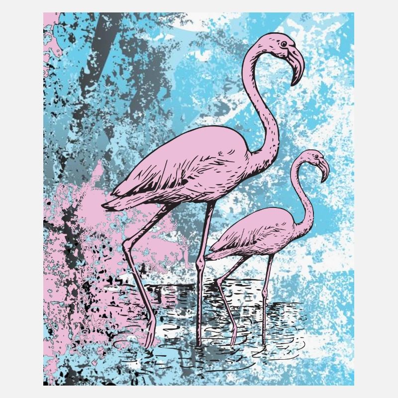 Flamants roses