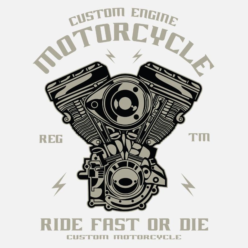 Motorrad Motor Umbau Chopper Custom Engine