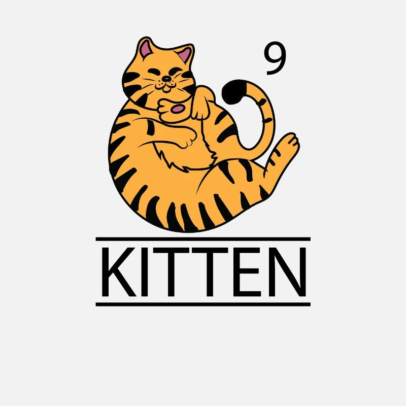 Schmusende Mietze - Idée de cadeau de conception de chat