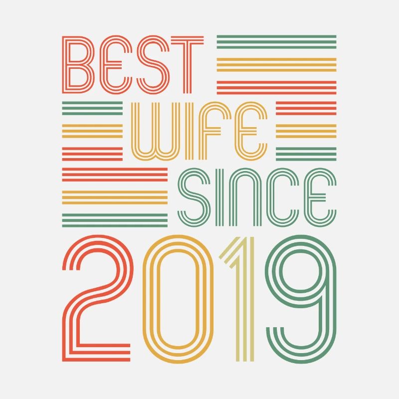 Beste Ehefrau seit 2019 2. Hochzeitstag