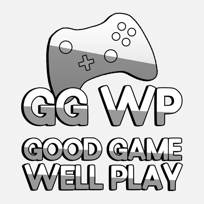 GG WP GOOD GAME WELL PLAY + Controller - Gaming
