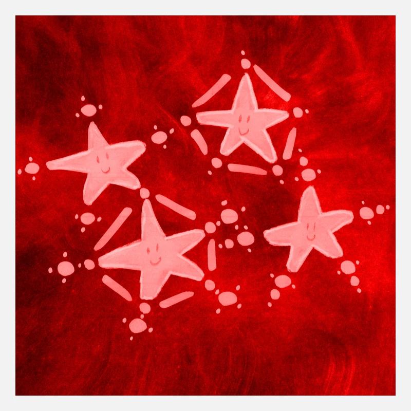 4 ROTE STERNE