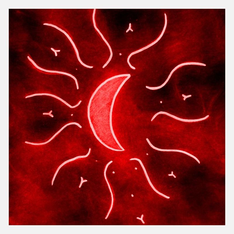 Luna Mandala Roja